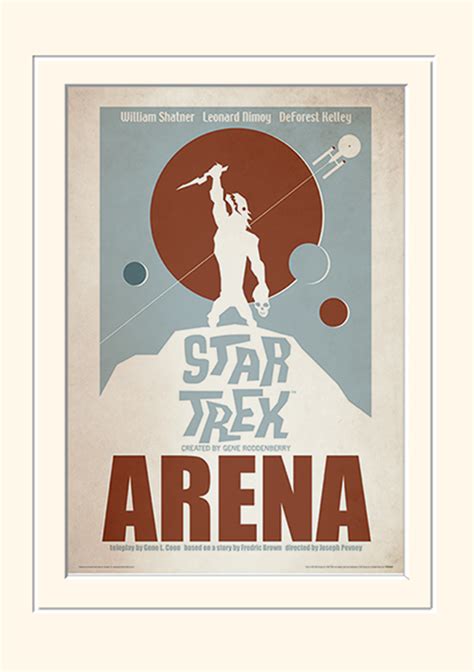 Star Trek (Arena) Mounted 30 x 40cm Print | The Art Group