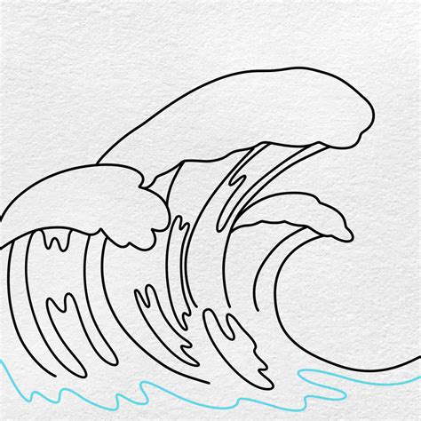 How to Draw a Wave - HelloArtsy