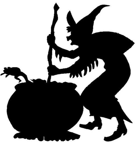 Pin by nardy on Witches | Halloween stencils, Witch silhouette, Halloween silhouettes