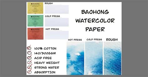 Baohong Watercolor Paper - The Best Watercolor Paper You've Never Heard Of