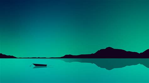 2560x1440 Lake Minimal Green 1440P Resolution , Backgrounds, and, blue green minimalist HD ...