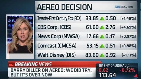 Aereo Is 'Over Now,' Backer Barry Diller Says