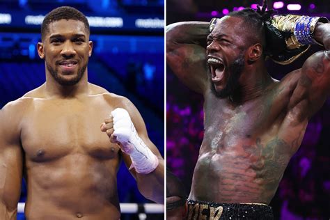 Anthony Joshua vs Deontay Wilder 'almost' signed with grudge match ...