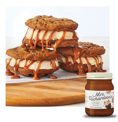 Sea Salt Caramel Ice Cream Sandwich Recipe - Mrs. Richardson's