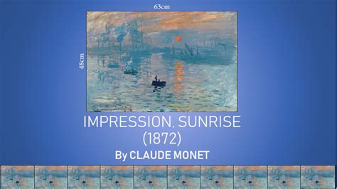 Analysis Slideshow of Artwork Impression, Sunrise by Claude Monet • Teacha!