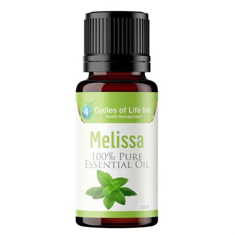 Melissa Essential Oil - 4 Cycles of Life Inc