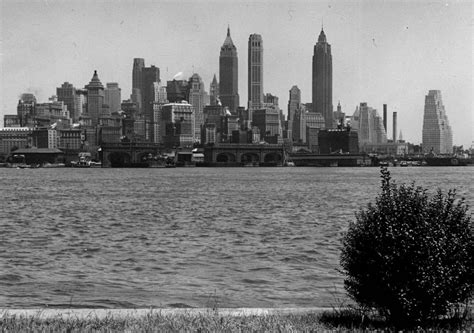 New York City Skyline 1900s Vintage Photo