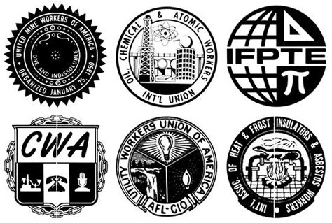 USA workers union labels archive | Union logo, Workers union, Worker