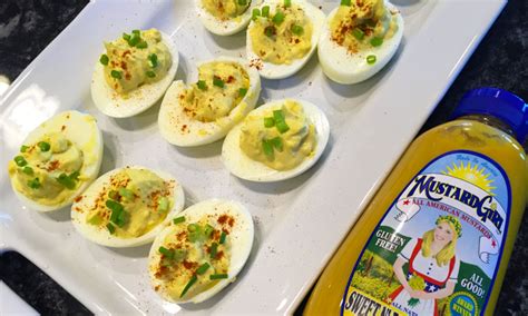 Easy Deviled Eggs With Mustard Recipe - With Our Best - Denver ...