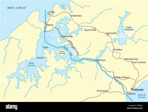 Isthmus Of Panama On Map - Maping Resources