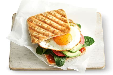 Healthy breakfast burger recipe