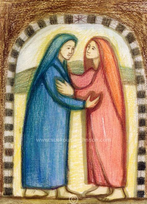 The Visitation of Mary to Elizabeth Art Print - Etsy