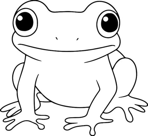 Toad Clipart Black And White