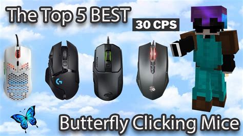 The Top 5 BEST Butterfly Clicking Mice (20+ CPS) - 2024 - YouTube