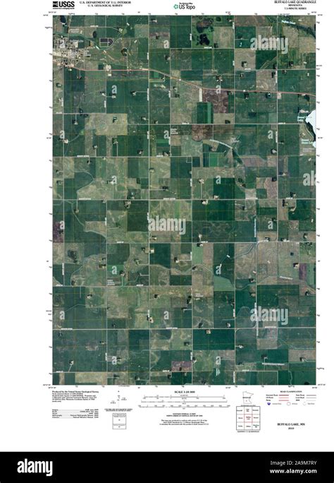 Map of buffalo minnesota Cut Out Stock Images & Pictures - Alamy