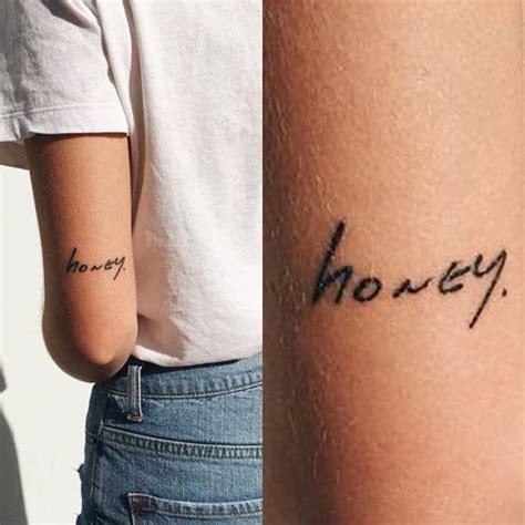 Honey Tattoo Photos & Meanings | Steal Her Style