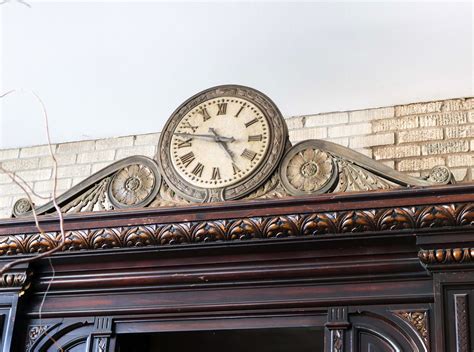 Victorian Style Floral Clock - Dead People's Stuff "Architectural ...