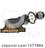Clipart Pirate Cannon And Balls - Royalty Free Vector Illustration by Pushkin #1114152
