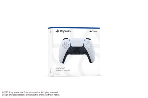 Sony PS5 DualSense Wireless Controller - White, Immersive Haptic ...