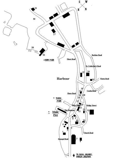 Map of Killybegs