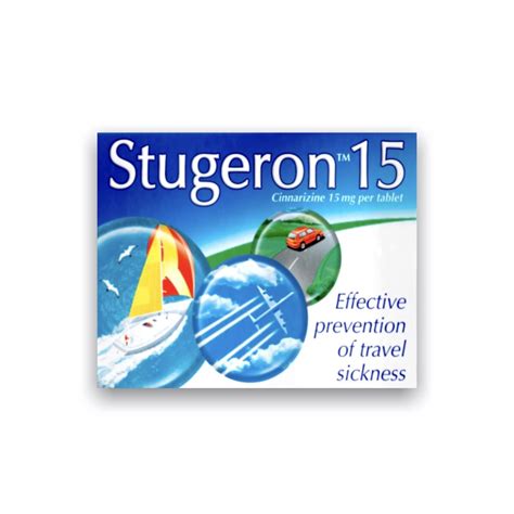 Stugeron Travel Tablets (Pack of 15) - Sturgeons | Rightdose