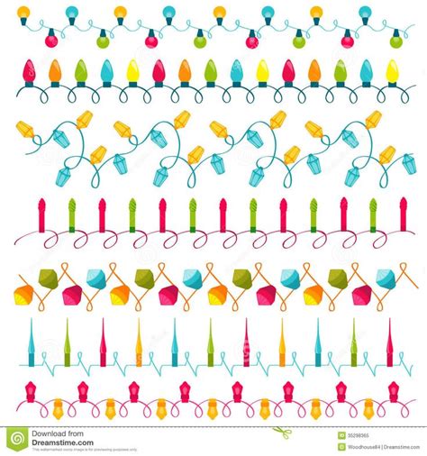 christmas light bulb shapes | Christmas Light Bulbs Set Royalty Free Stock Photo - Image: 3 ...