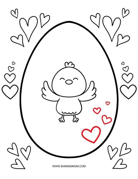 Easter Egg Coloring Pages 2024- Best Free Printable Templates!