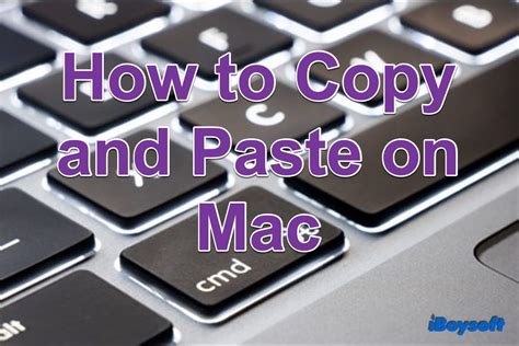 [Varias formas] Cómo copiar y pegar en Mac