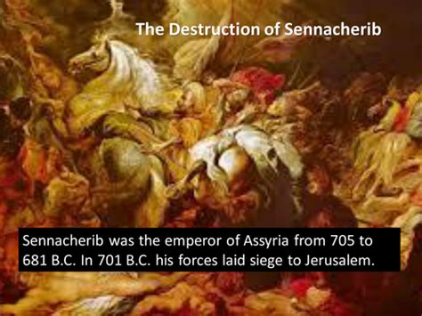 Edexcel Literature Poetry (Conflict) - 'The Destruction of Sennacherib ...