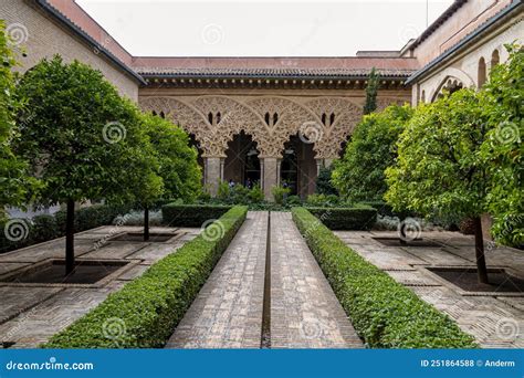 ZARAGOZA, SPAIN - 11 SEPTEMBER 2019: Interior of the Famous Aljaferia ...