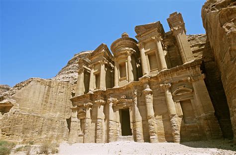 Monastery At Petra Photograph by Alison Wright - Pixels