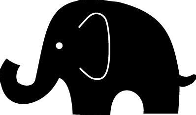 Free 309 Stencil Baby Elephant Outline Svg SVG PNG EPS DXF File