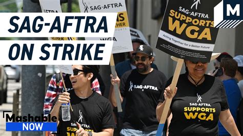 SAG-AFTRA is officially going on strike | Mashable