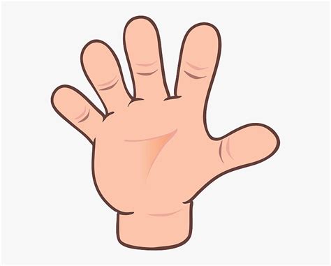 Hand Clipart High Five - Hand High Five Cartoon, HD Png Download ...