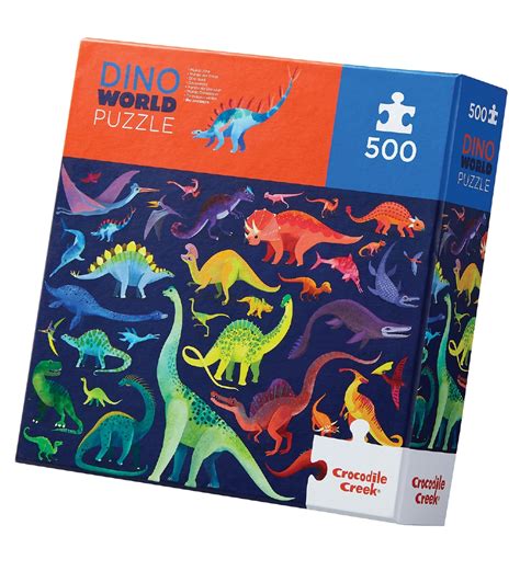 Crocodile Creek Puzzle - 500 Pieces - Dino World » Fast Shipping