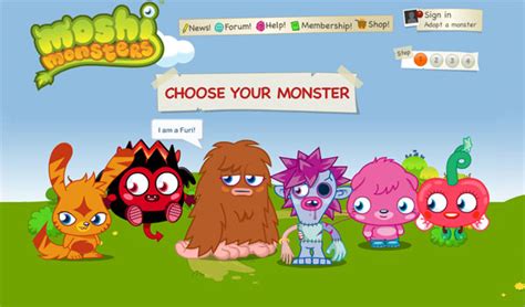 Moshi Monster โซเชียลเกมของเด็ก 6 ขวบ