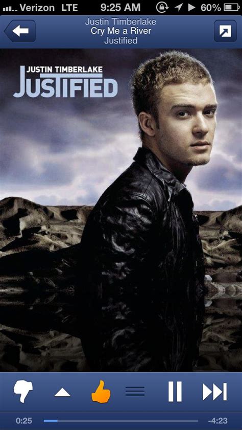 Justin Timberlake - Cry Me a River #music #pandora | Justin timberlake ...