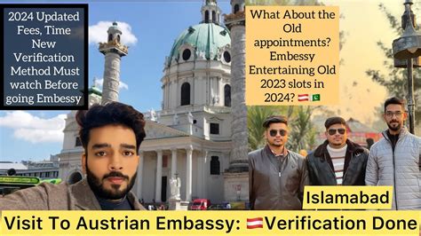 Austrian Embassy Islamabad Verification & Legalization 1st Step || Study in Austria 🇦🇹 - YouTube