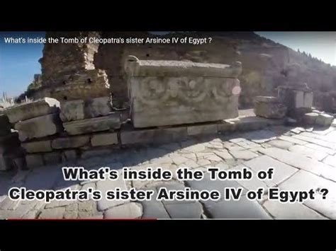 What's inside the Tomb of Cleopatra's sister Arsinoe IV of Egypt ? - YouTube