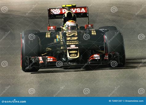 Pastor Maldonado of Lotus editorial photography. Image of motor - 72001337