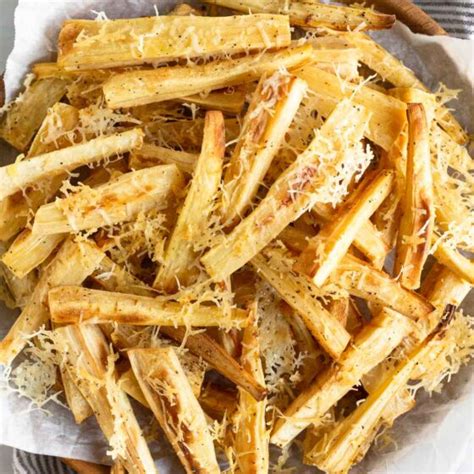 Easy Parmesan Roasted Parsnips - Eat the Gains