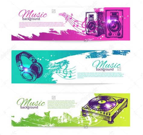 FREE 19+ Music Banner Designs in PSD | Vector EPS