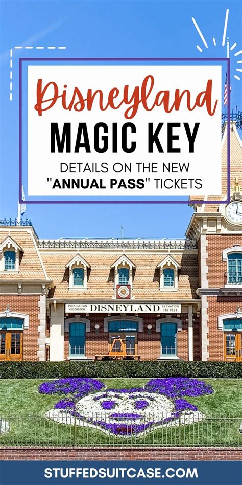 NEW 2024 Disneyland Magic Key Annual Pass (Blackout Date Calendar ...