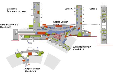 Zurich Airport Gate Map - Map With Cities