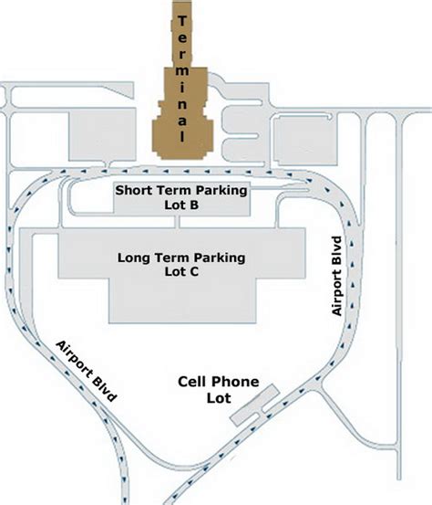 Airport Parking Map - springfield-missouri-airport-parking.jpg