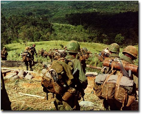 U.S. ARMY PLATOON ON PATROL IN VIETNAM WAR 8x10 SILVER HALIDE PHOTO PRINT | eBay