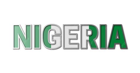 Nigeria Flag Text PNG, Vector, PSD, and Clipart With Transparent Background for Free Download ...