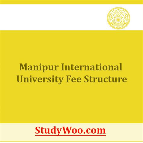 Manipur International University Fees Structure and Courses 2022-23: