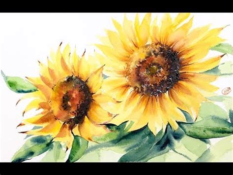 Sunflower Watercolour