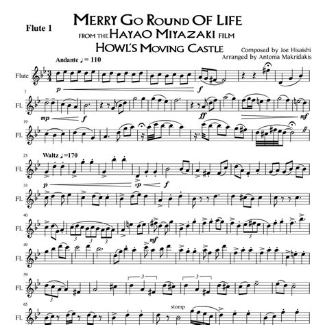 Merry Go Round Of Life Flute Parts.pdf | DocDroid